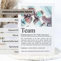 Team Definition Poster personalisierbar mit Bild + Namen Beruf Poster Team Geschenk Einzug Geburtstag Geschenk Kollegen