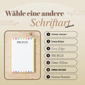Notizblock Streifen Design, 10x15 cm, 50 Blatt mit Leimbindung, personalisierbar mit Namen, Handmade