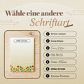Notizblock Sonnenblumen Design, 10x15 cm, 50 Blatt mit Leimbindung, personalisierbar mit Namen, Handmade