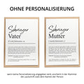 Schwiegervater Definition A6 Karte personalisierbar mit Namen Grußkarte Geschenk für Schwiegervater Klappkarte Definition