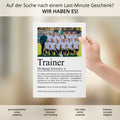 Trainer Definition Poster personalisierbar mit Bild + Namen Beruf Poster Trainer Geschenk Einzug Geburtstag Geschenk Trainer