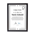 Mama Urkunde Poster, personalisierbar mit Namen + Text, Massivholzrahmen, verschiedene Größen, Einrahmservice, Geschenk Mutter
