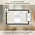 Oma Urkunde Poster, personalisierbar mit Namen + Text, Massivholzrahmen, verschiedene Größen, Einrahmservice, Geschenk Oma