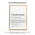 Unruhestand Definition Karte, A6, personalisierbar mit Namen, Ruhestand Rente Pension, Abschiedgeschenk, Umschlag Kartenhalter