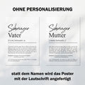 Schwiegervater Definition Poster personalisierbar mit Namen Schwiegervater Poster Geschenk Hochzeit Schwiegervater Geburtstag Geschenk