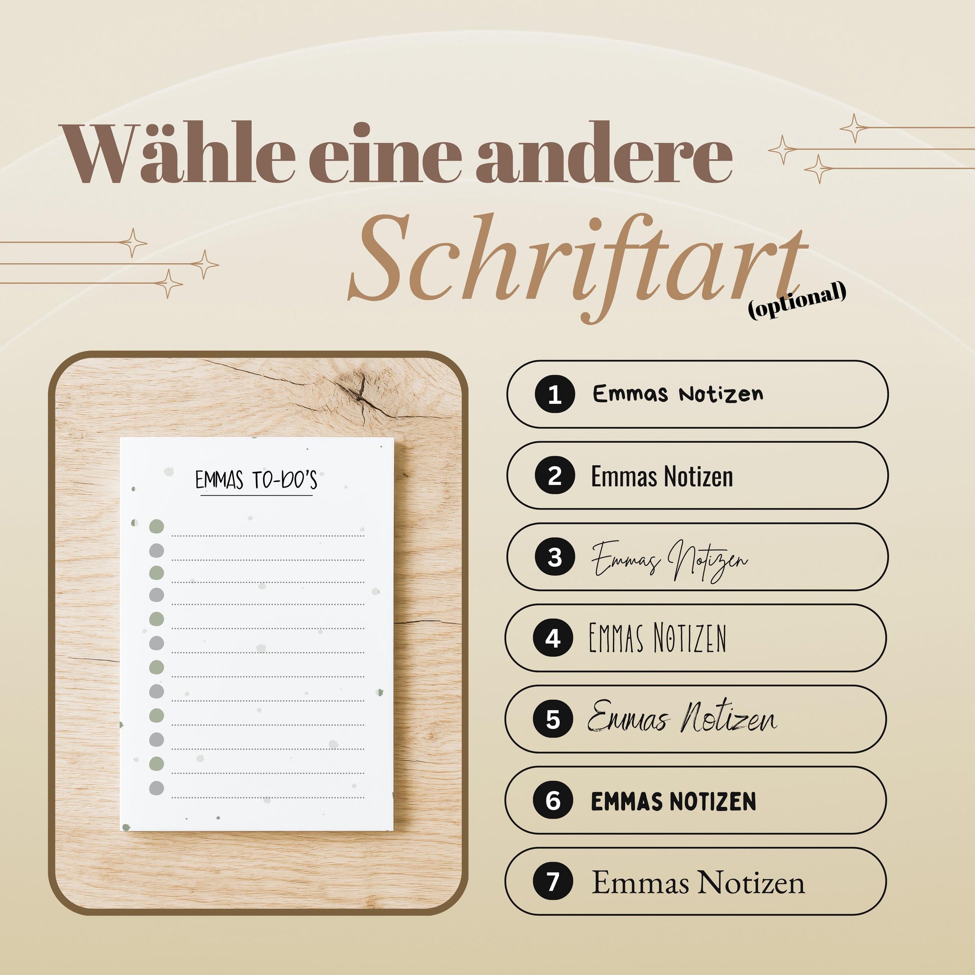 Notizblock Kleckse Design, 10x15 cm, 50 Blatt mit Leimbindung, personalisierbar mit Namen, Handmade, Geschenk Zeichner