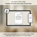 Mama Urkunde Poster, personalisierbar mit Namen + Text, Massivholzrahmen, verschiedene Größen, Einrahmservice, Geschenk Mutter