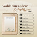Notizblock Wiese Design, 10x15 cm, 50 Blatt mit Leimbindung, personalisierbar mit Namen, Handmade