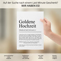 Goldenehochzeit Definition Poster personalisierbar mit Namen Goldenehochzeit Poster Geschenk Poster Goldenehochzeitsgeschenk Definition